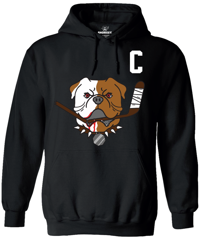 Shoresy | Official Store | Shoresy Sudbury Bulldogs Jersey Hoody Black