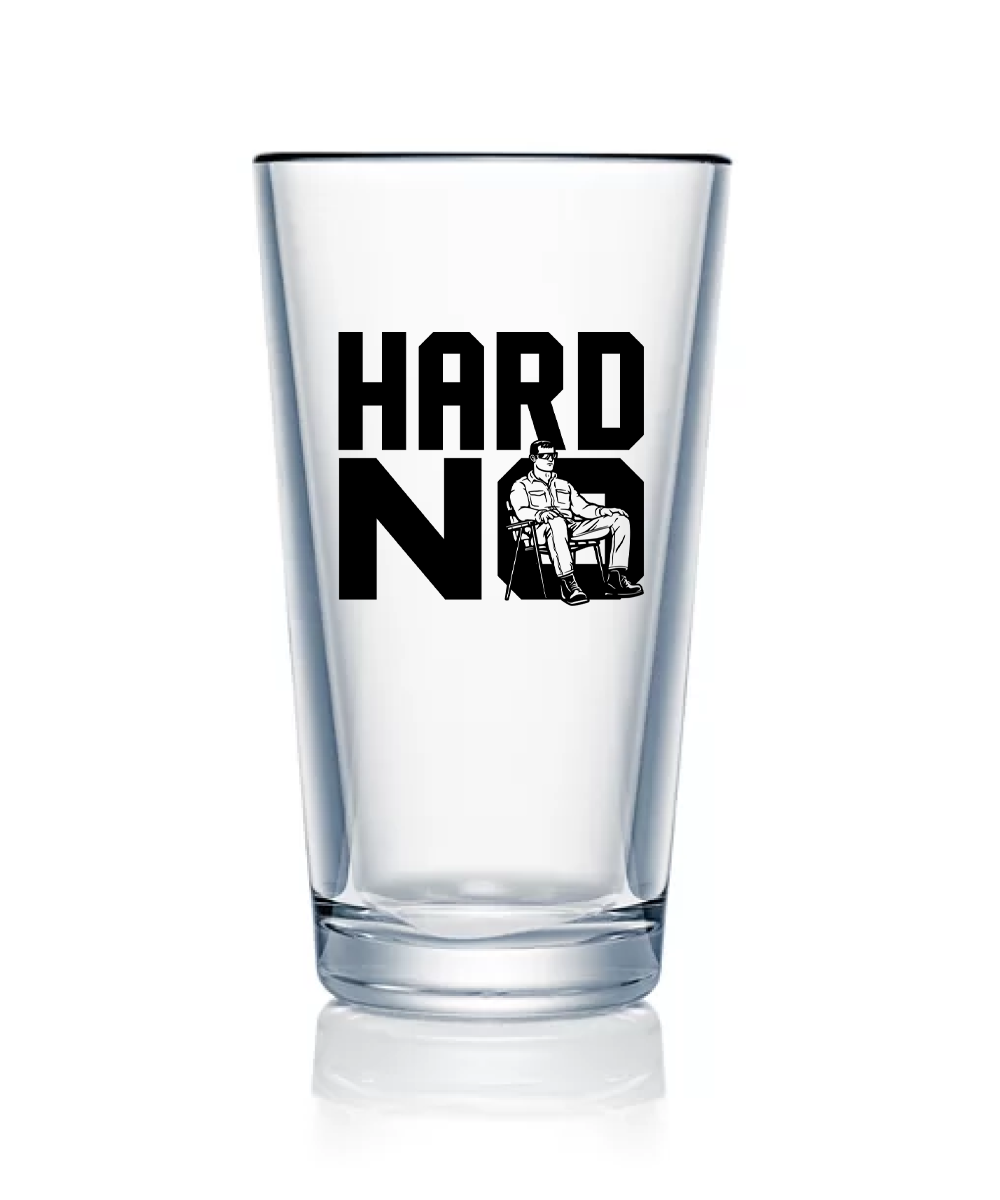 Hard No Wayne Pint Glass